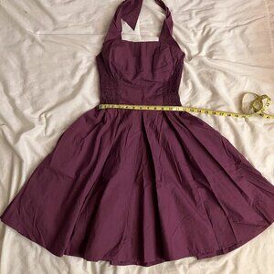 Adorable purple halter dress